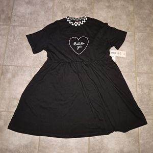 BRAND NEW RARE Women’s Vans Lazy Oaf Black Bad For You Dress Size Medium